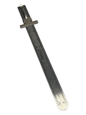 Stainless Steel C-Thru Pocket Ruler IP-6 Inches Pica